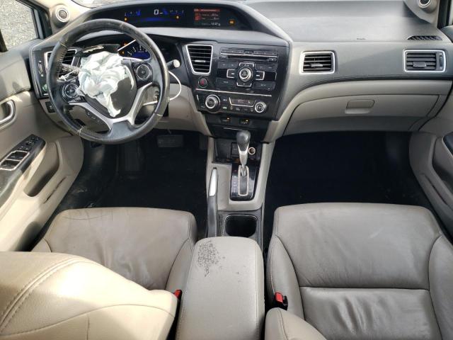 19XFB2F92DE229475 - 2013 HONDA CIVIC EXL ვერცხლისფერი ფოტო 8