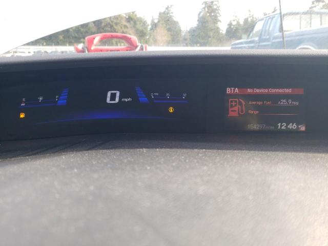 19XFB2F92DE229475 - 2013 HONDA CIVIC EXL ვერცხლისფერი ფოტო 9