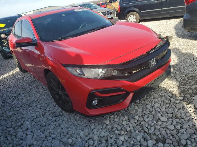 SHHFK7H6XLU201544 - 2020 HONDA CIVIC EX RED photo 4