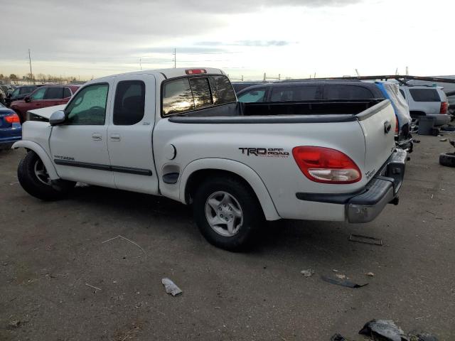 5TBBT44123S375828 - 2003 TOYOTA TUNDRA ACCESS CAB SR5 WHITE photo 2