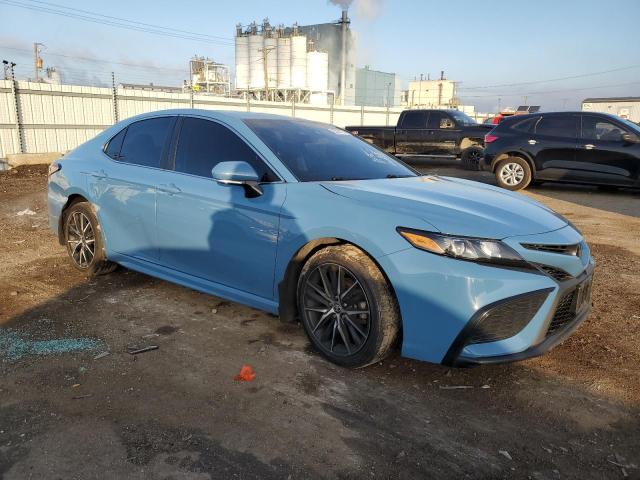 4T1G11AK1PU176927 - 2023 TOYOTA CAMRY SE NIGHT SHADE BLUE photo 4