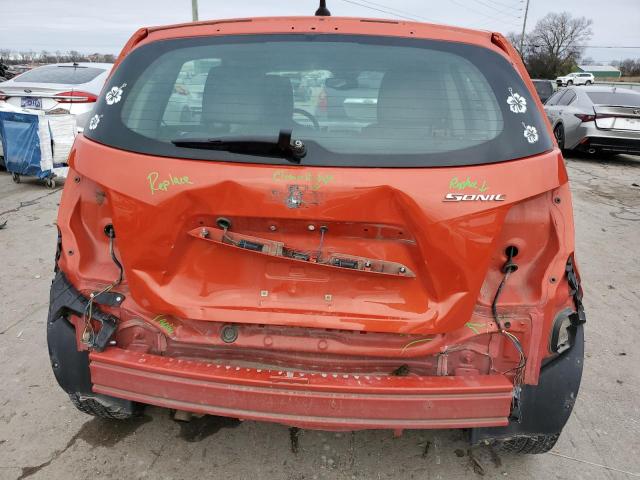 1G1JA6SH7C4175794 - 2012 CHEVROLET SONIC LS 橙色 照片 6