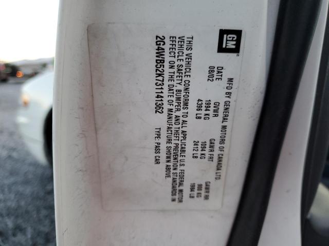 2G4WB52K731141362 - 2003 BUICK REGAL LS 白色 照片 12