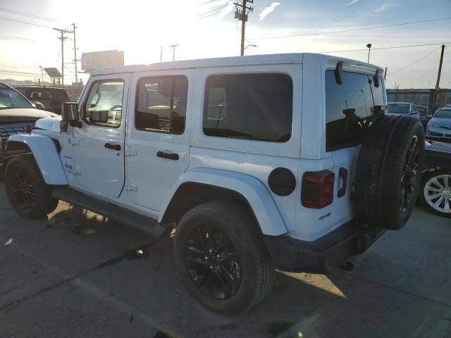 1C4JJXP63MW720240 - 2021 JEEP WRANGLER U SAHARA 4XE WHITE photo 2