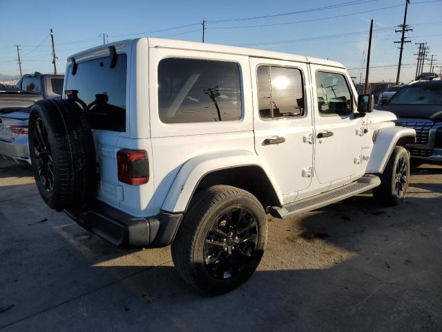1C4JJXP63MW720240 - 2021 JEEP WRANGLER U SAHARA 4XE WHITE photo 3