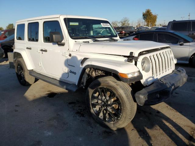 1C4JJXP63MW720240 - 2021 JEEP WRANGLER U SAHARA 4XE WHITE photo 4