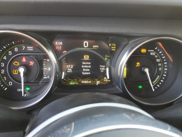 1C4JJXP63MW720240 - 2021 JEEP WRANGLER U SAHARA 4XE WHITE photo 9