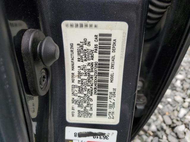 1NXBU4EEXAZ337290 - 2010 TOYOTA COROLLA BASE Boz foto 12