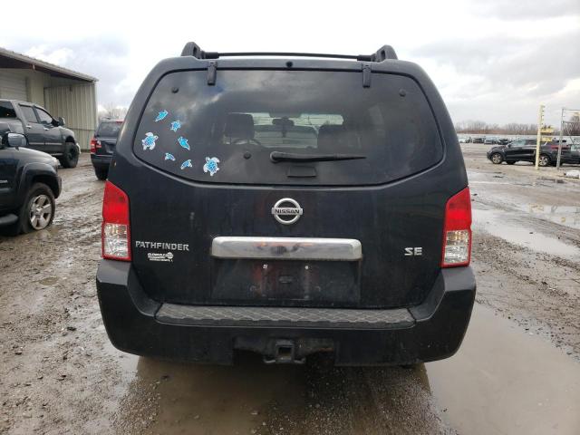5N1AR18W26C608355 - 2006 NISSAN PATHFINDER LE შავი ფოტო 6