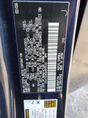 JTLKT324364070518 - 2006 TOYOTA SCION XB 蓝色 照片 12