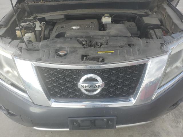 5N1AR2MN3DC685509 - 2013 NISSAN PATHFINDER S GRAY photo 12