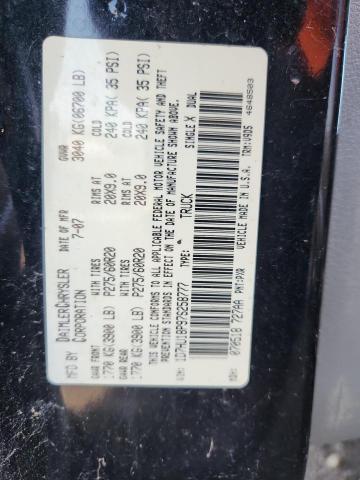1D7HU18P97S258777 - 2007 DODGE RAM 1500 ST BLACK photo 12