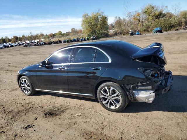 55SWF4KB0HU223794 - 2017 MERCEDES-BENZ C 300 4MATIC BLACK photo 2