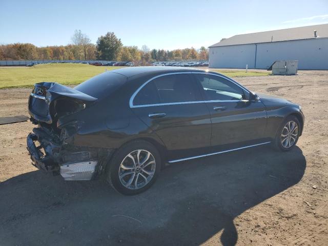 55SWF4KB0HU223794 - 2017 MERCEDES-BENZ C 300 4MATIC BLACK photo 3