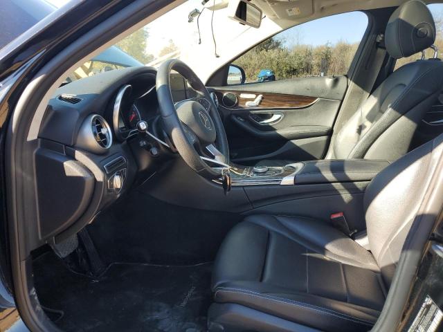55SWF4KB0HU223794 - 2017 MERCEDES-BENZ C 300 4MATIC BLACK photo 7