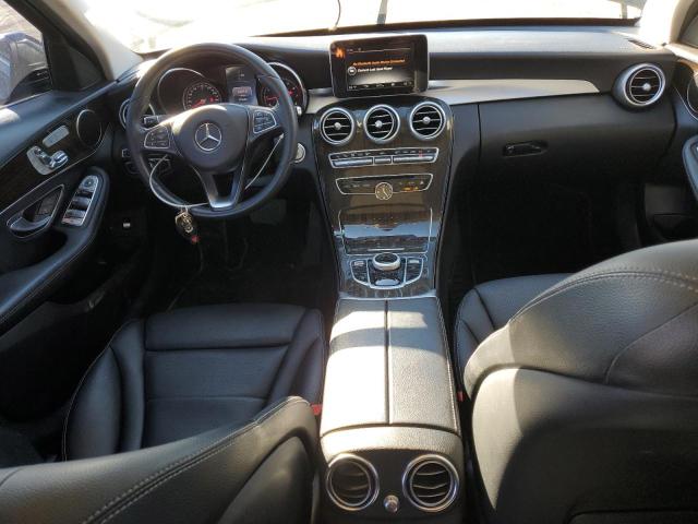 55SWF4KB0HU223794 - 2017 MERCEDES-BENZ C 300 4MATIC BLACK photo 8