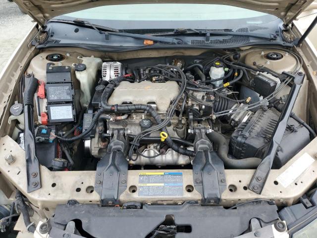 2G1WF52E159118532 - 2005 CHEVROLET IMPALA GOLD photo 11