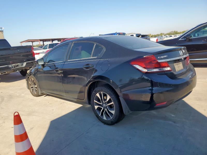 19XFB2F83FE001060 - 2015 HONDA CIVIC EX BLACK photo 2