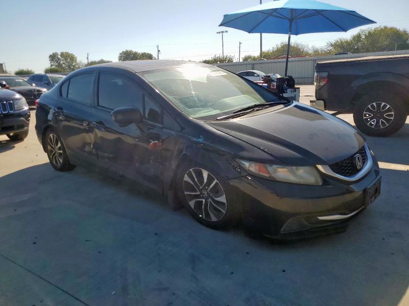 19XFB2F83FE001060 - 2015 HONDA CIVIC EX BLACK photo 4