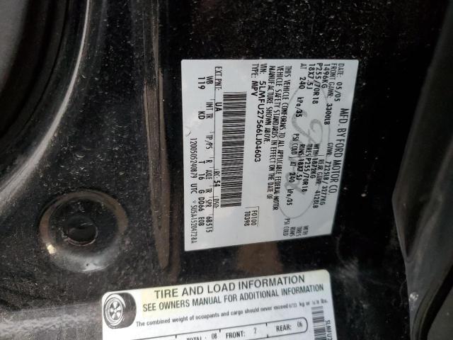 5LMFU27566LJ04603 - 2006 LINCOLN NAVIGATOR შავი ფოტო 13