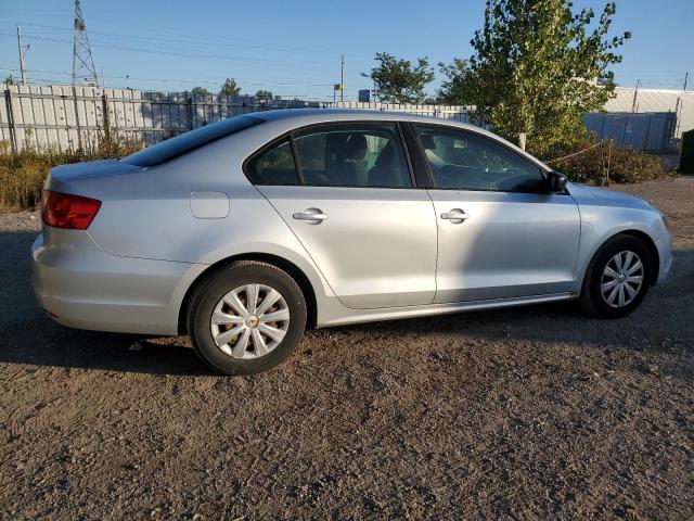 3VW2K7AJ9CM411883 - 2012 VOLKSWAGEN JETTA BASE SILVER photo 3