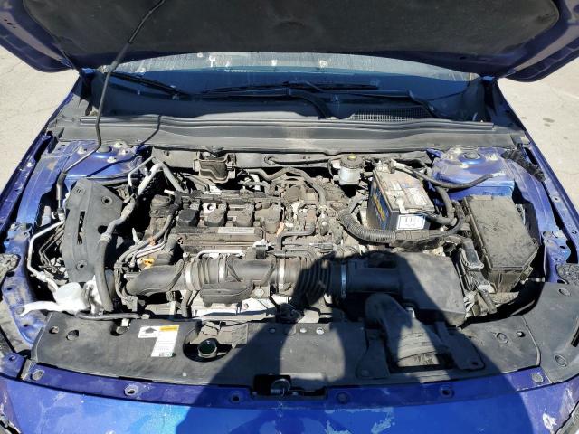 1HGCV1F35JA021087 - 2018 HONDA ACCORD SPORT BLUE photo 11