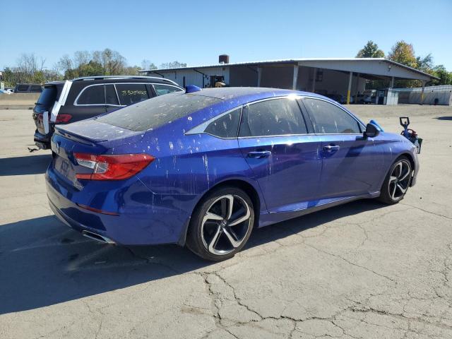 1HGCV1F35JA021087 - 2018 HONDA ACCORD SPORT BLUE photo 3