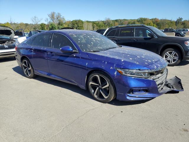 1HGCV1F35JA021087 - 2018 HONDA ACCORD SPORT BLUE photo 4