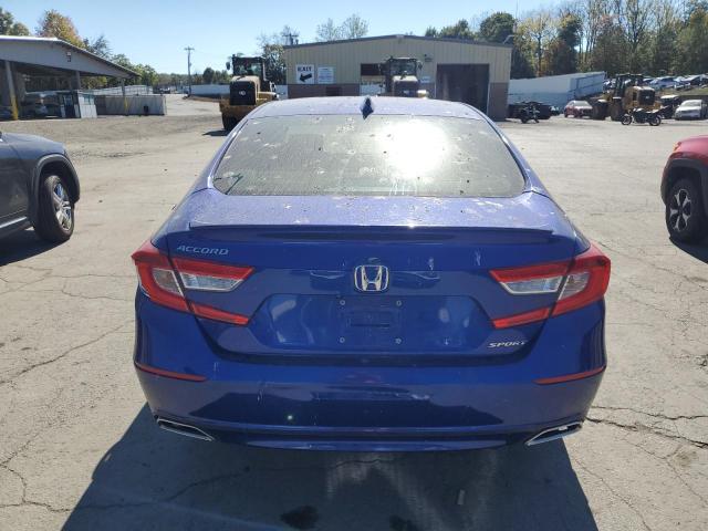 1HGCV1F35JA021087 - 2018 HONDA ACCORD SPORT BLUE photo 6