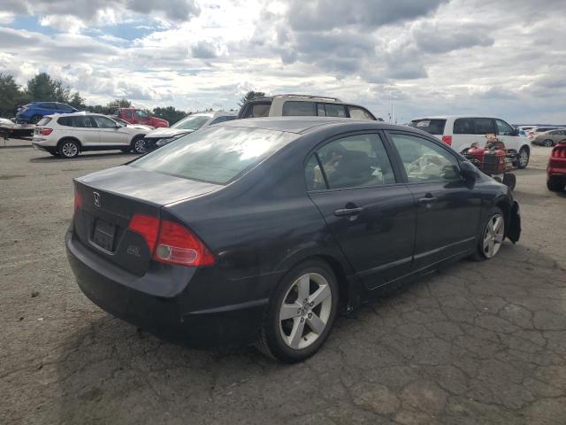 1HGFA16897L126524 - 2007 HONDA CIVIC EX BLACK photo 3