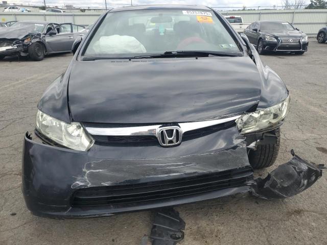 1HGFA16897L126524 - 2007 HONDA CIVIC EX BLACK photo 5