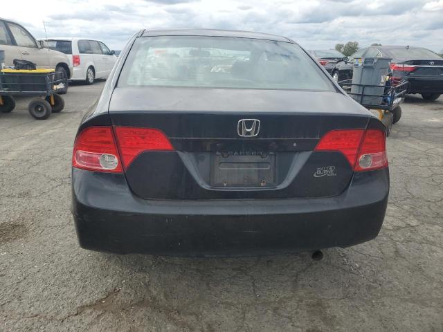 1HGFA16897L126524 - 2007 HONDA CIVIC EX BLACK photo 6