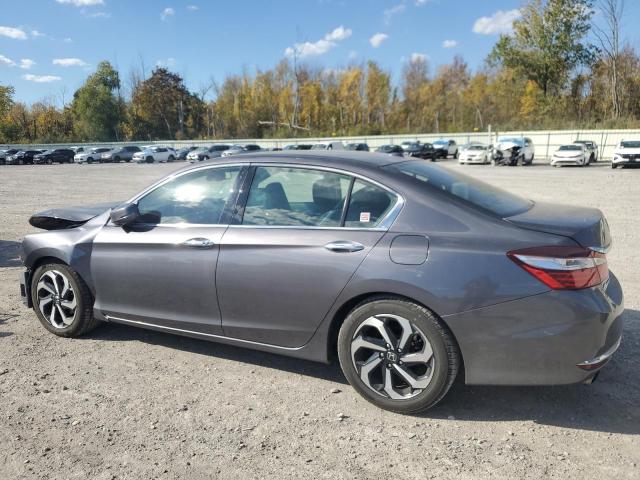 1HGCR3F85HA042964 - 2017 HONDA ACCORD EXL GRAY photo 2