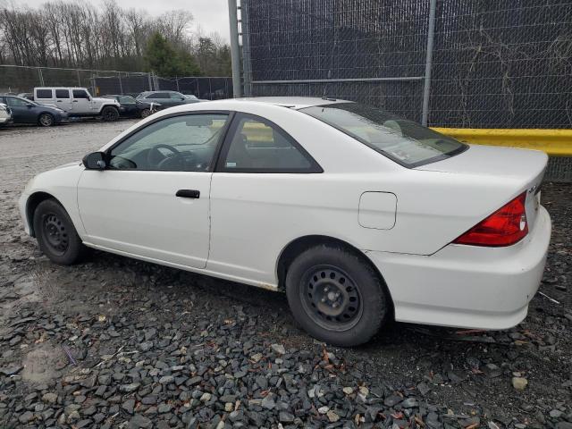 1HGEM22124L082511 - 2004 HONDA CIVIC DX VP WHITE photo 2