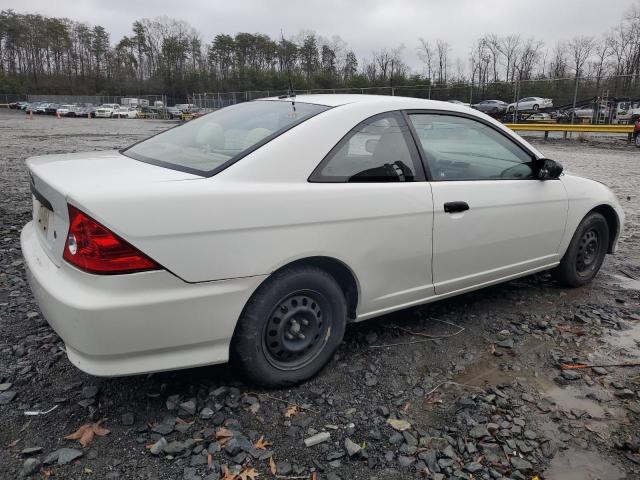 1HGEM22124L082511 - 2004 HONDA CIVIC DX VP WHITE photo 3