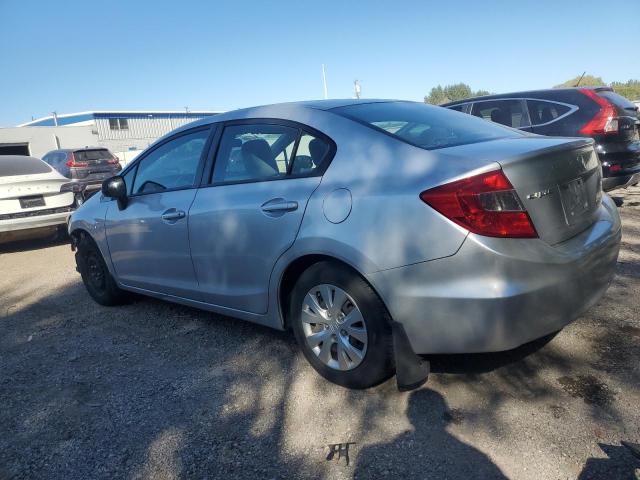 2HGFB2F40CH103463 - 2012 HONDA CIVIC LX SILVER photo 2