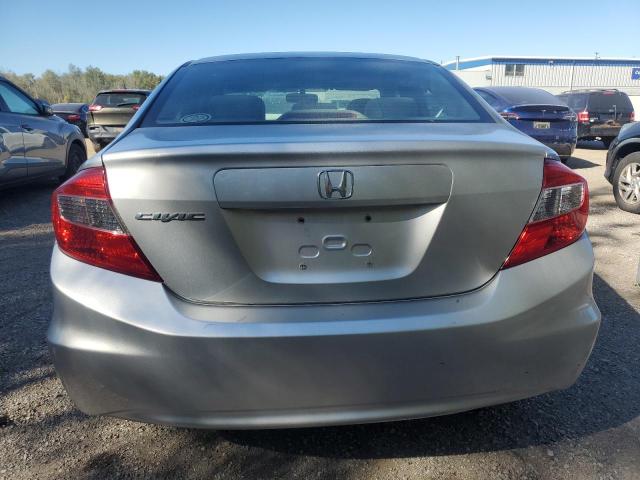 2HGFB2F40CH103463 - 2012 HONDA CIVIC LX SILVER photo 6