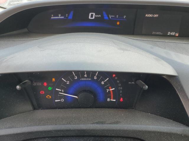 2HGFB2F40CH103463 - 2012 HONDA CIVIC LX SILVER photo 9