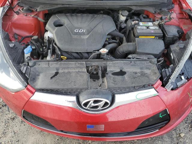KMHTC6AD9DU138767 - 2013 HYUNDAI VELOSTER RED photo 11