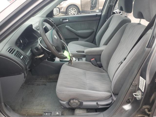 1HGES16545L026746 - 2005 HONDA CIVIC LX GRAY photo 7