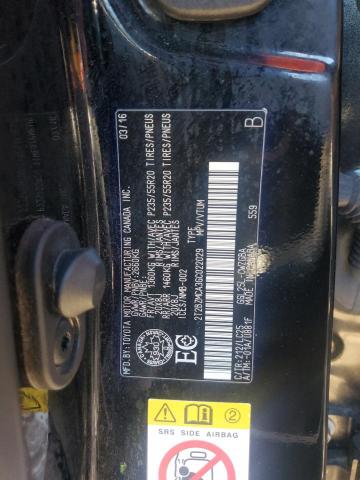 2T2BZMCA3GC022029 - 2016 LEXUS RX 350 BASE BLACK photo 13