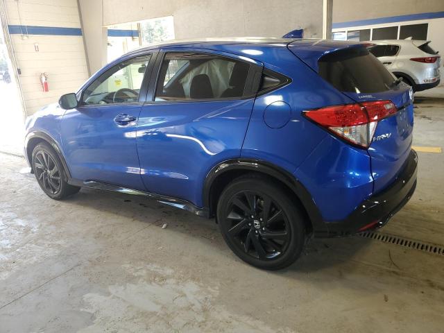 3CZRU6H16NM759570 - 2022 HONDA HR-V SPORT BLUE photo 2