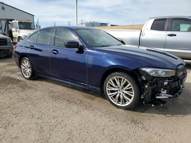 3MW89FF08P8D31232 - 2023 BMW 330 I BLUE photo 4