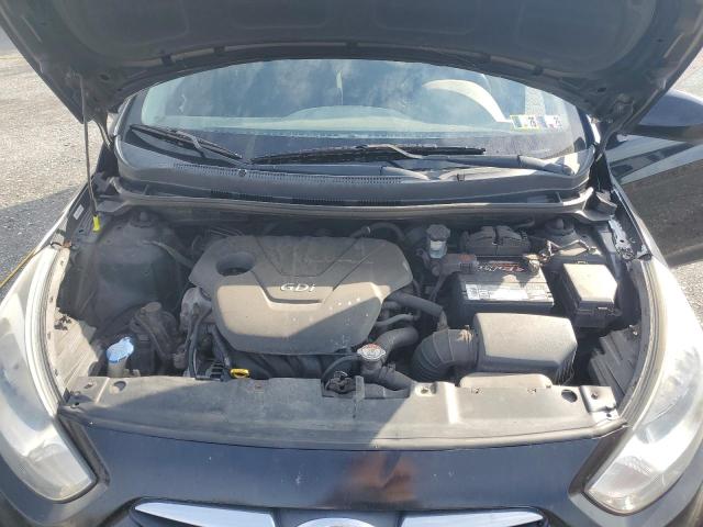 KMHCT5AE0CU018597 - 2012 HYUNDAI ACCENT GLS BLACK photo 11