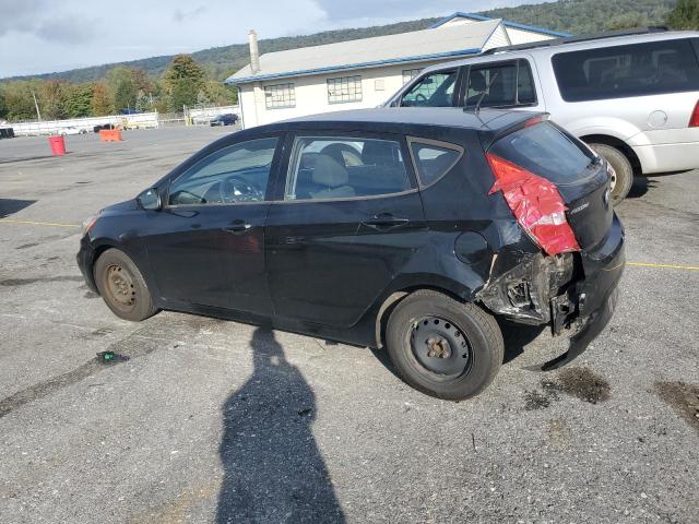 KMHCT5AE0CU018597 - 2012 HYUNDAI ACCENT GLS BLACK photo 2