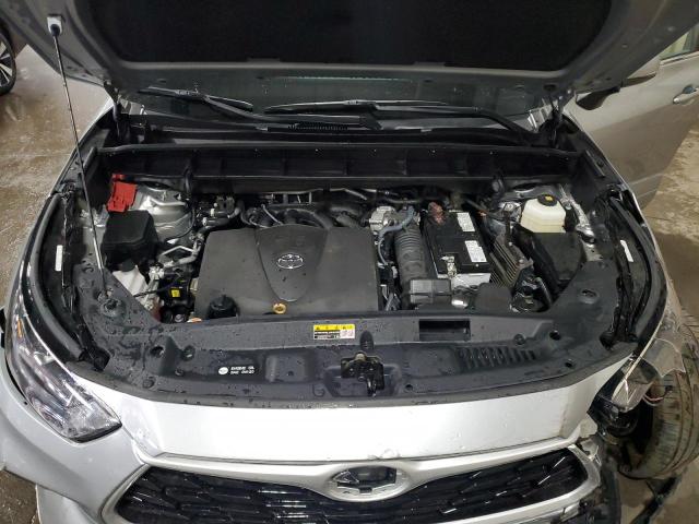 5TDGZRBH1NS588443 - 2022 TOYOTA HIGHLANDER XLE Сріблястий фото 12