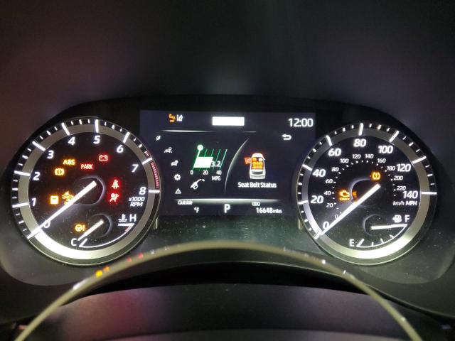 5TDGZRBH1NS588443 - 2022 TOYOTA HIGHLANDER XLE Сріблястий фото 9