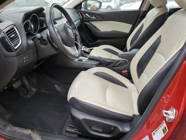 JM1BM1W38F1232868 - 2015 MAZDA 3 GRAND TOURING RED photo 7