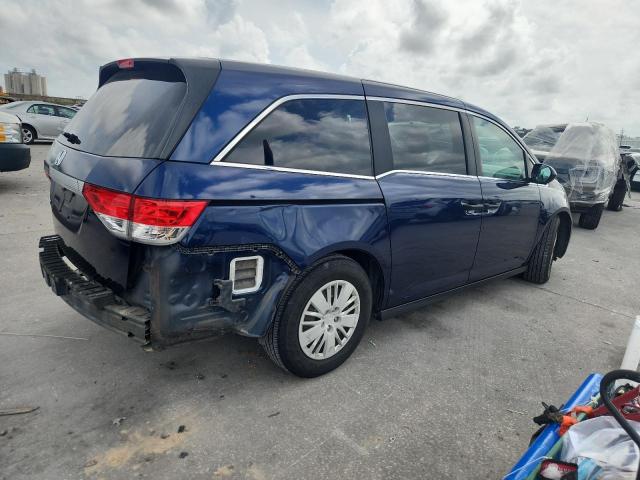 5FNRL5H24FB090989 - 2015 HONDA ODYSSEY LX BLUE photo 3