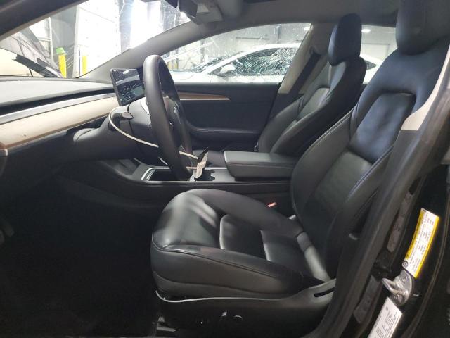 5YJ3E1EB2NF195560 - 2022 TESLA MODEL 3 Siyah fotoğraf 7
